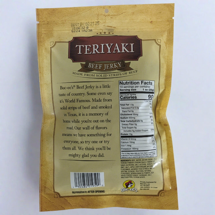Buc-ee's Teriyaki Beef Jerky - Image 3