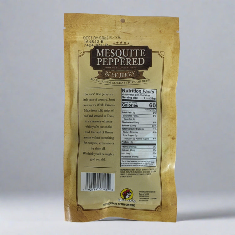 Buc-ee's Mesquite Peppered Beef Jerky - Image 3