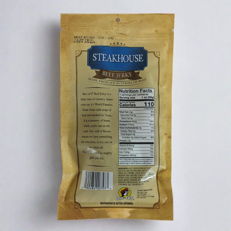 Buc-ee's Steakhouse Beef Jerky - Image 3